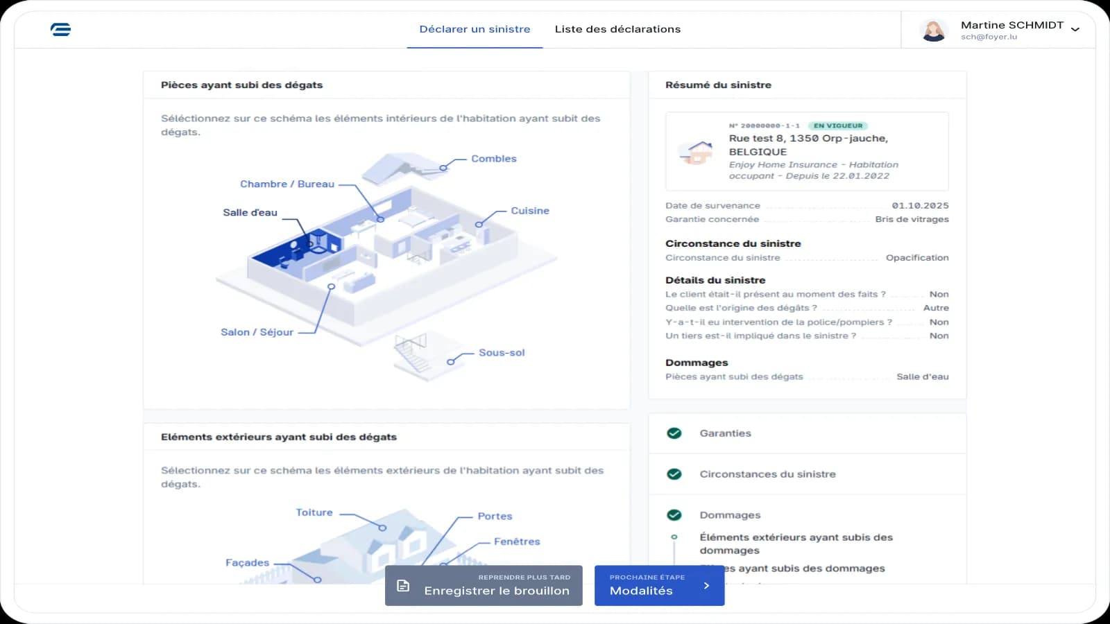 Webapp Gestion Sinistres